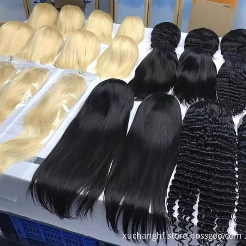 Wholesale Transparent HD Full Lace Wigs With Baby Hair, 180 250% Density HD Full Lace Human Hair Wigs, Glueless Full HD Lace Wig
